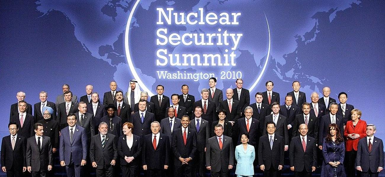 World leaders assemble at conference on nuclear security.