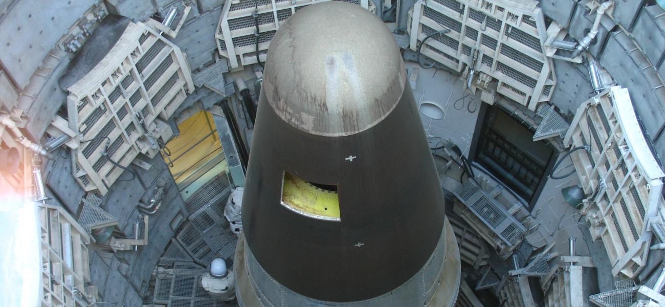 Titan II ICBM in missile silo