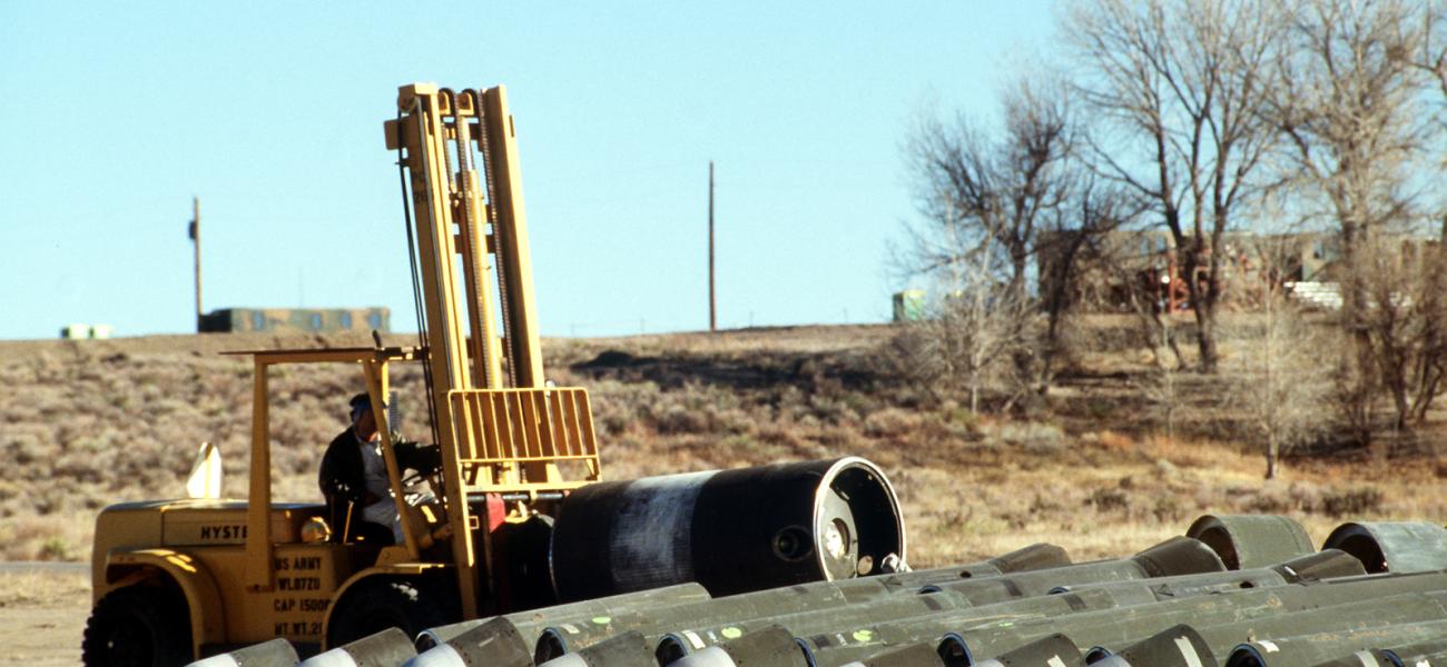 Pershing missiles, Colorado, 1989