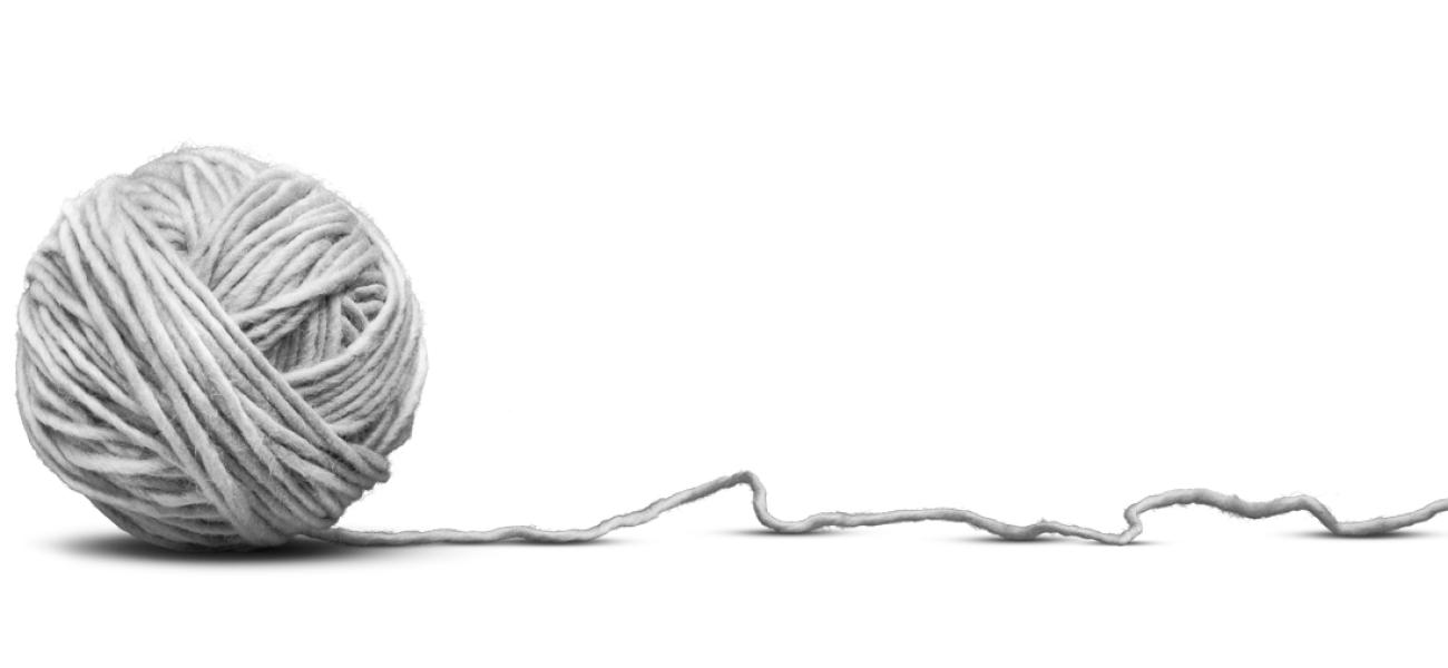 Unraveling ball of yarn