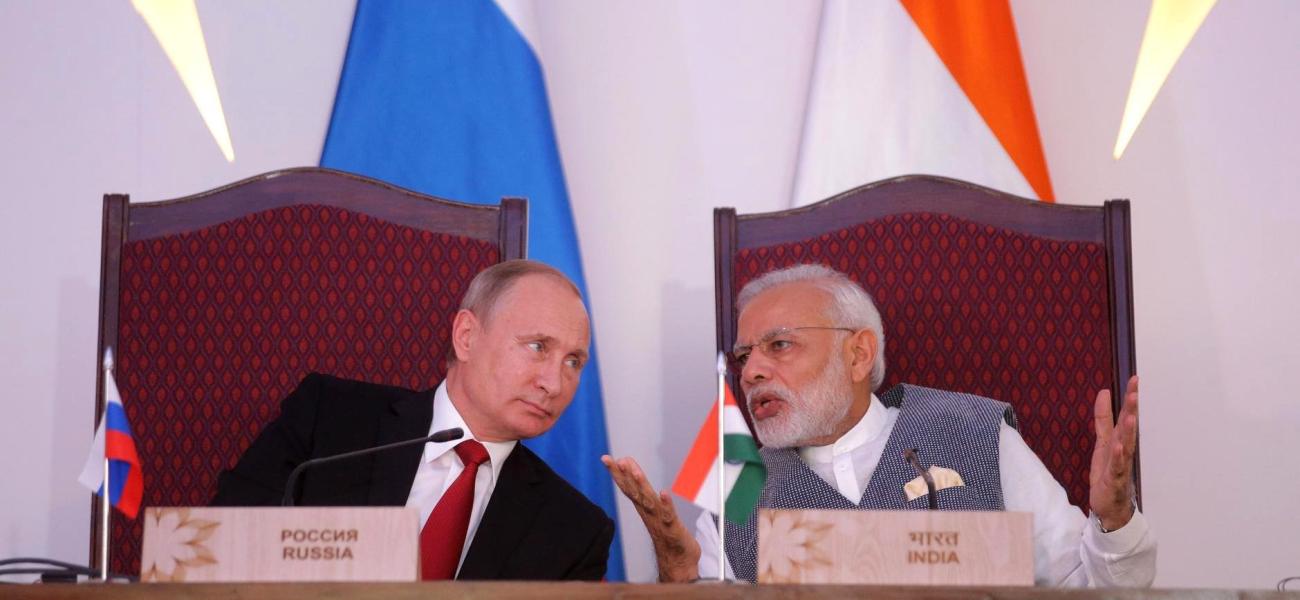Putin and Modi, 2016