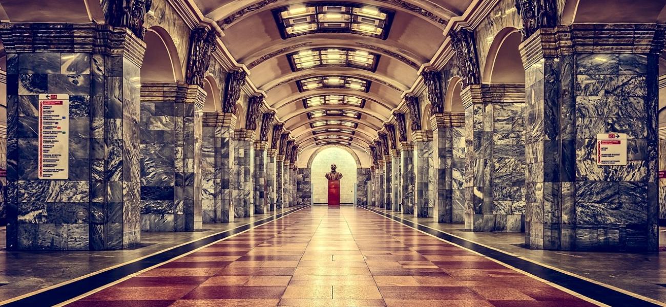 metro station, St Petersburg