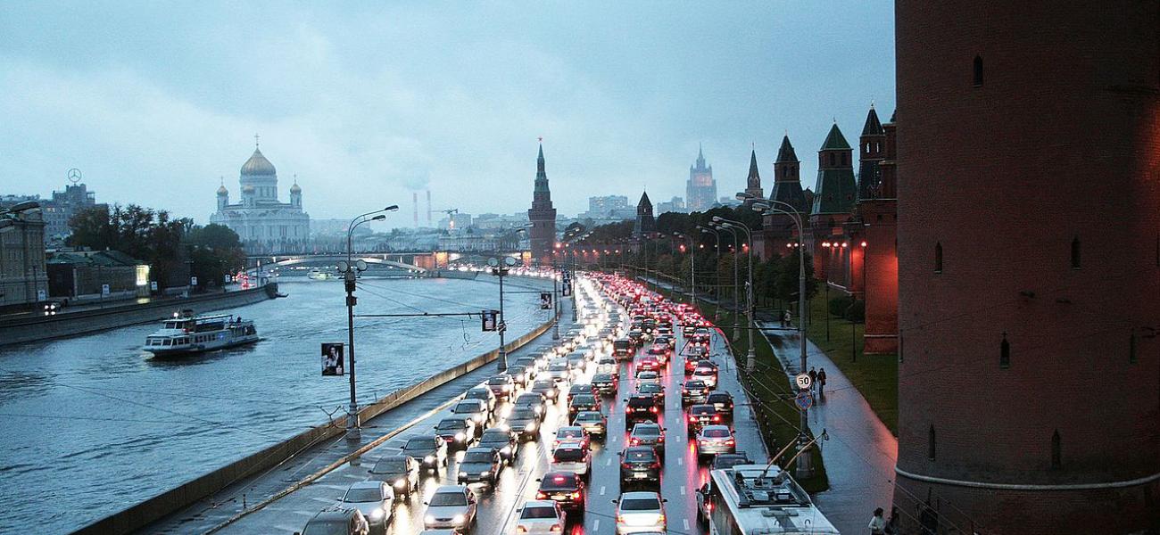 Traffic in Moscow.
