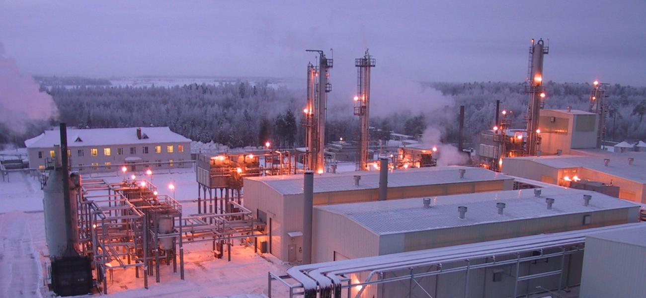 Siberian oil refinery