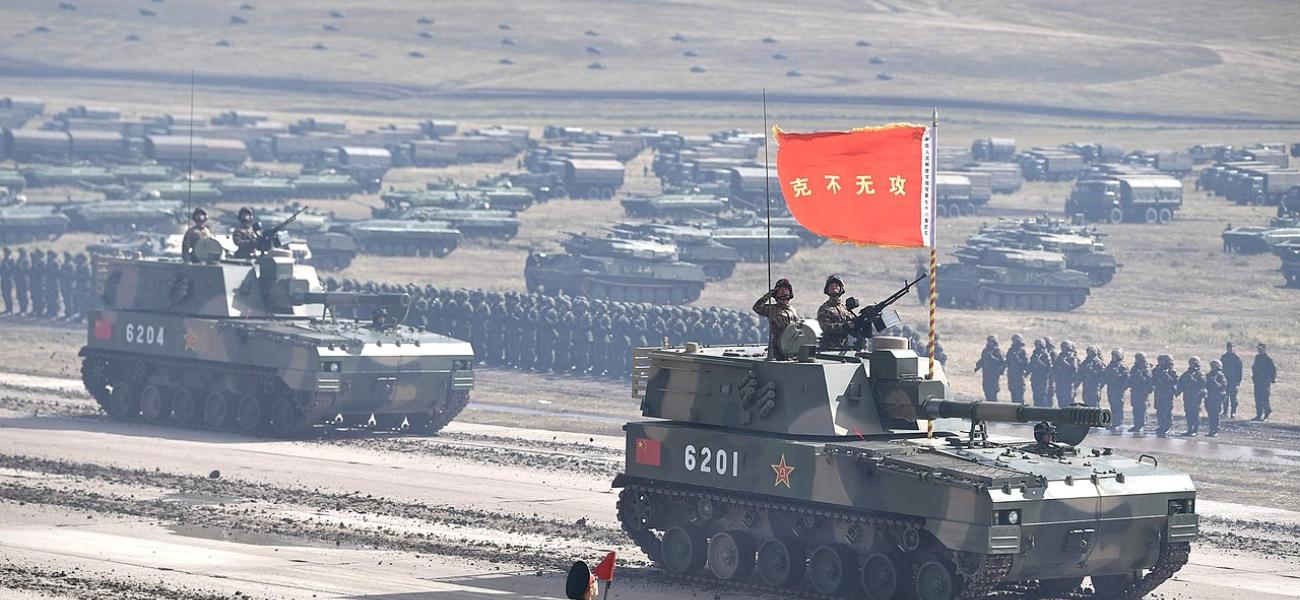 Chinese forces participate in Vostok-2018.