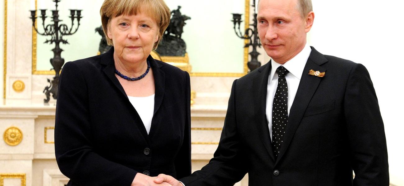 Putin and Merkel