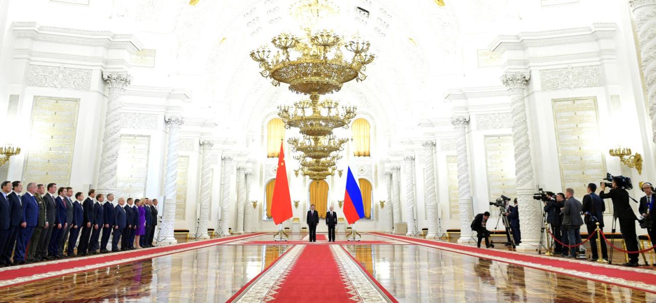 Russian President Vladimir Putin and Chinese President Xi Jinping, July 2019.